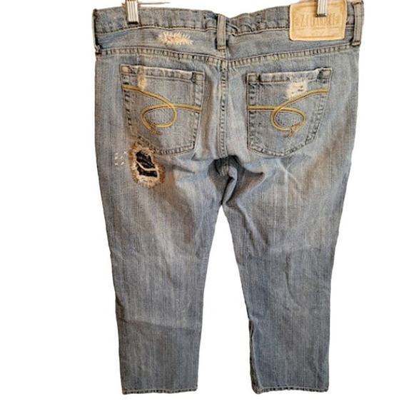 Vintage Z. Cavaricci Patchwork jeans Size 9 - Picture 6 of 9